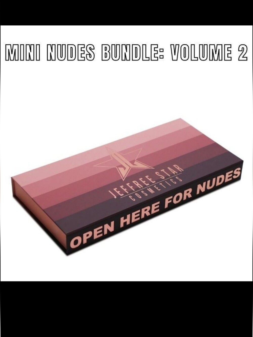 Jeffree Star Mini Nudes Bundle - Pink to Rose Gradient